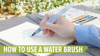 How to Use a Water Brush [upl. by Nedrob]