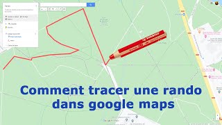 Comment tracer une rando dans google maps [upl. by Asquith]