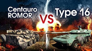 Type 16 VS Centauro ROMOR  War Thunder [upl. by Hamimej908]