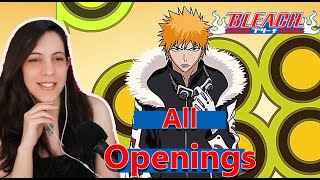 BLEACH All Openings Reaction 1 to 16 [upl. by Eihtur175]