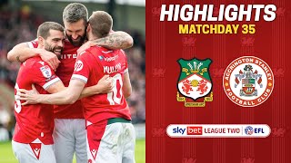 HIGHLIGHTS  Wrexham AFC vs Accrington Stanley [upl. by Meilen]