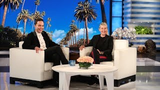 Jim Parsons and Ellen Talk About Their Wedding Anniversaries [upl. by Engelhart]