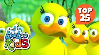 Five Little Ducks  S1EP65 Fun and Play MIX  LooLoo Kids Songs for Kids [upl. by Drake883]