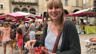 Les escapades de Marie en Aveyron  Marché de VillefranchedeRouergue [upl. by Yl]