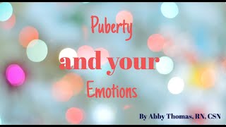 Puberty and Your Emotions [upl. by Nallid]