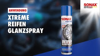 Anwendung SONAX XTREME ReifenGlanzSpray [upl. by Oneladgam]