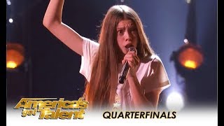 Courtney Hadwin Shy Schoolgirl With SHOCKING Voice on Americas Got Talent [upl. by Repooc]