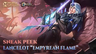 New Skin  Lancelot quotEmpyrean Flamequot  Mobile Legends Bang Bang [upl. by Zinnes]