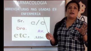 Abreviaturas más utilizadas en Enfermería y Farmacología  Miss Alejandra [upl. by Enieledam]