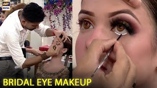 The Perfect Bridal Eye Makeup Tutorial  Kashif Aslam [upl. by Eyks261]