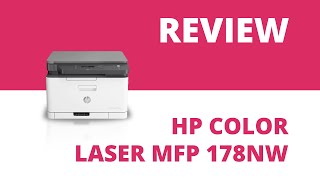 HP Color Laser MFP 178nw A4 Colour Multifunction Laser Printer [upl. by Nylac479]