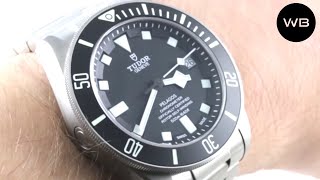 Tudor Pelagos 25600TN COSC Chronometer  Ceramic Bezel Luxury Dive Watch Review [upl. by Ehudd]