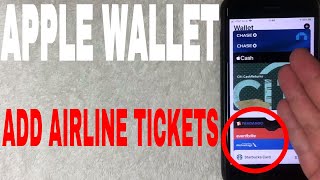 ✅ How To Add Plane Tickets And Show Tickets To Apple Wallet 🔴 [upl. by Aikehs376]