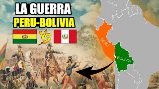 🇵🇪🇧🇴La GUERRA PeruBolivia en 8 Minutos  Batalla de Ingavi 1841 [upl. by Yerot]