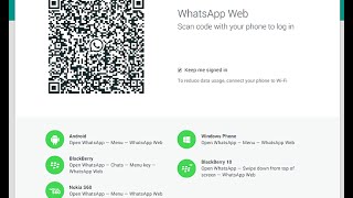 How To Use WhatsApp Web  How to Scan Whatsapp Web QR Code [upl. by Seely]