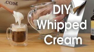 DIY whipped cream in 60 seconds [upl. by Ader668]