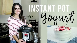 EASIEST How To Make Yogurt In The Instant Pot [upl. by Ameekahs21]