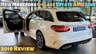 New Mercedes CClass Estate AMG Line 2019 Review l Amazing Interior [upl. by Lenrad]