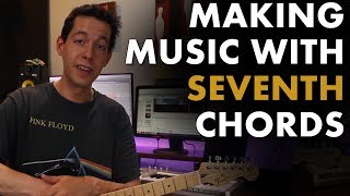 How To Write Progressions using min7 maj7 and Dominant 7th chords Songwriting  Music Theory [upl. by Ursola]