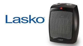 Lasko Ceramic Heater with Adjustable Thermostat Model CD09250 [upl. by Claybourne613]