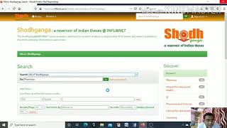 How to find out Thesis Synopsis and Dissertation  SodhgangaInflibnet [upl. by Layla]