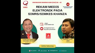 REKAM MEDIS ELEKTRONIK PADA SIMRSSIMKES KHANZA [upl. by Eeleak906]