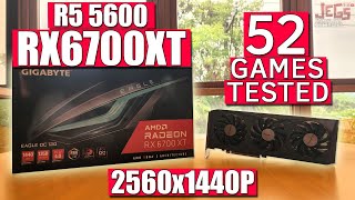 RX 6700 XT  Ryzen 5 5600 tested in 52 games  highest settings 1440p benchmarks [upl. by Harak429]