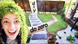 COMO FAZER JARDIM BARATO  EPISÓDIO 13 [upl. by Zipah]