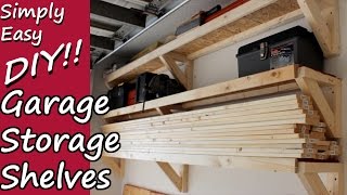 DIY Garage Storage Shelves [upl. by Hamachi225]