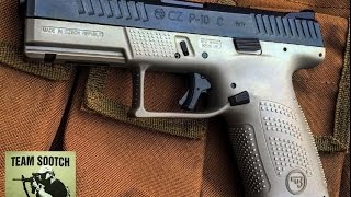 New CZ P10C 9mm Strikerfire Pistol Review [upl. by Orv]