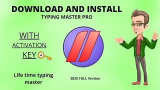 How to download and install typing master pro With activation key  2020 Full Version [upl. by Schwartz]