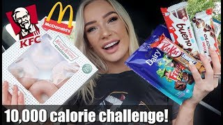 10000 CALORIE CHALLENGE  GIRL VS FOOD [upl. by Margarete219]