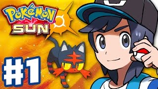 Pokemon Sun and Moon  Gameplay Walkthrough Part 1  Alola Intro and Litten Starter Nintendo 3DS [upl. by Alcus]