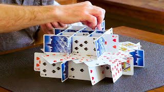 How to Stack Playing Cards  WIRED [upl. by Devina853]