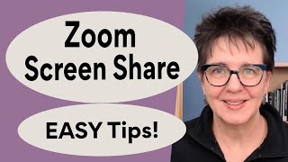 How to Screen Share on Zoom  Easy Zoom Tips  2021 [upl. by Onahpets]