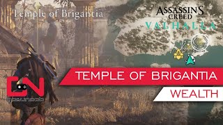 AC Valhalla Temple of Brigantia Armor  Eurvicscire Wealth [upl. by Arbuckle370]