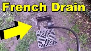 French Drain Clean amp Maintenance Tips [upl. by Yekcor982]