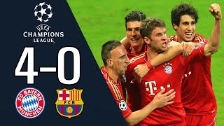 Bayern Múnich 40 Barcelona 2013 [upl. by Helbonnas]