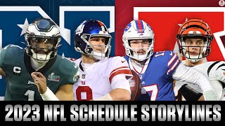 2023 NFL Schedule Storylines  CBS Sports [upl. by Nemad]