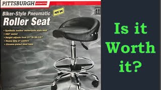 Harbor freight bikerstyle roller seat review [upl. by Ellenwad]