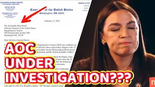 AOC TERRIFIED Begs DOJ to Reveal Investigation into Her Helping Migrants aoc newyork immigration [upl. by Odell348]