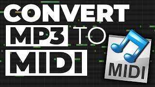 How to Convert MP3 to MIDI Free  No Software [upl. by Cosetta]