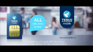 Flick the Switch SIM only €25 a month  Tesco Mobile [upl. by Elocan]