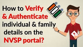 How to Verify amp Authenticate Voter ID details on the NVSP portal  DECODE Lite [upl. by Zamir]