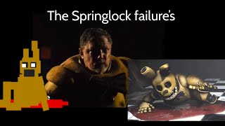 Every Springlock failure Fnaf Compilation [upl. by Suehtomit]