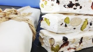 Nougat Candy Recipe How To Cook That by Ann Reardon [upl. by Strang]