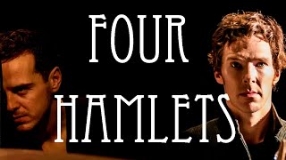 Four Hamlets  Act II Scene 2  Scott amp Cumberbatch amp Tennant amp Simm [upl. by Ramirolg]