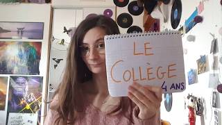 Le Système Scolaire Français le Collège et le Lycée [upl. by Claman]