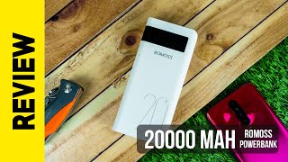 Romoss Sense 6PS  20000 mAh Power Bank Review [upl. by Nuris805]