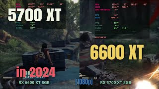 RX 6600 xt vs RX 5700xt in 2024 [upl. by Itak169]